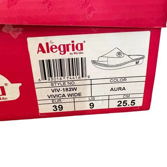 Alegria Vivica Aura Sandals WIDE EU 39 US 9 - Picture 5 of 6